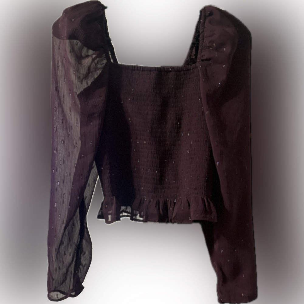 Express top - deep purple color